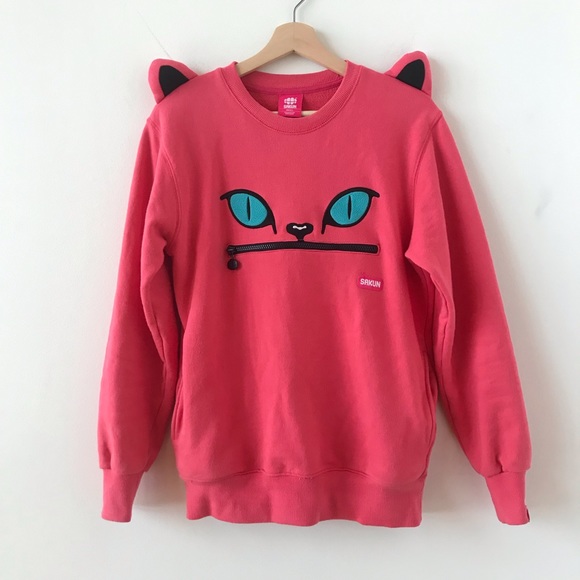 Tops - Cat Sweatshirt with pockets from Sakun